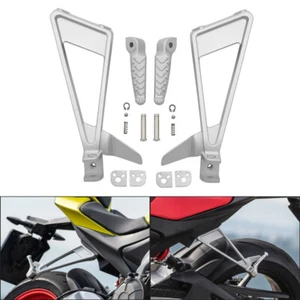 Passenger Footpegs Footrest Mount Bracket Kit Fits For Aprilia RS660 2021-2025 - Picture 1 of 11