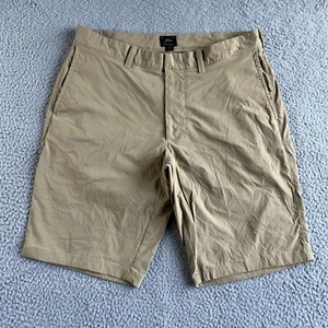 NUEVO J. Pantalones Cortos Crew Para Hombre 31 Beige Chino Híbrido Nylon Elastizados Exterior Pesca Caminata - Imagen 1 de 9