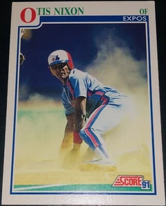 1991 Score #431 Otis Nixon Montreal Expos Baseball card - Picture 1 of 2