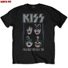 OFFICIAL LICENSED - KISS -  MADE FOR LOVIN' YOU BOYS T SHIRT ROCK
