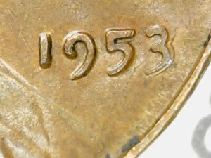 1953 Lincoln Wheat Penny Ddo Double Die Obverse - Picture 1 of 4