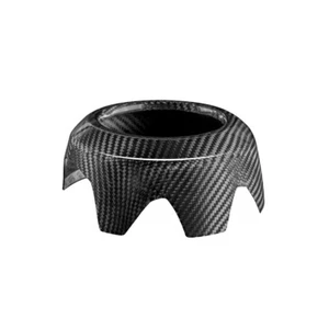 Real Carbon Fiber Steering Wheel Parts Trim fits Mini Cooper Cluman F55 F56 F60 - Picture 1 of 6
