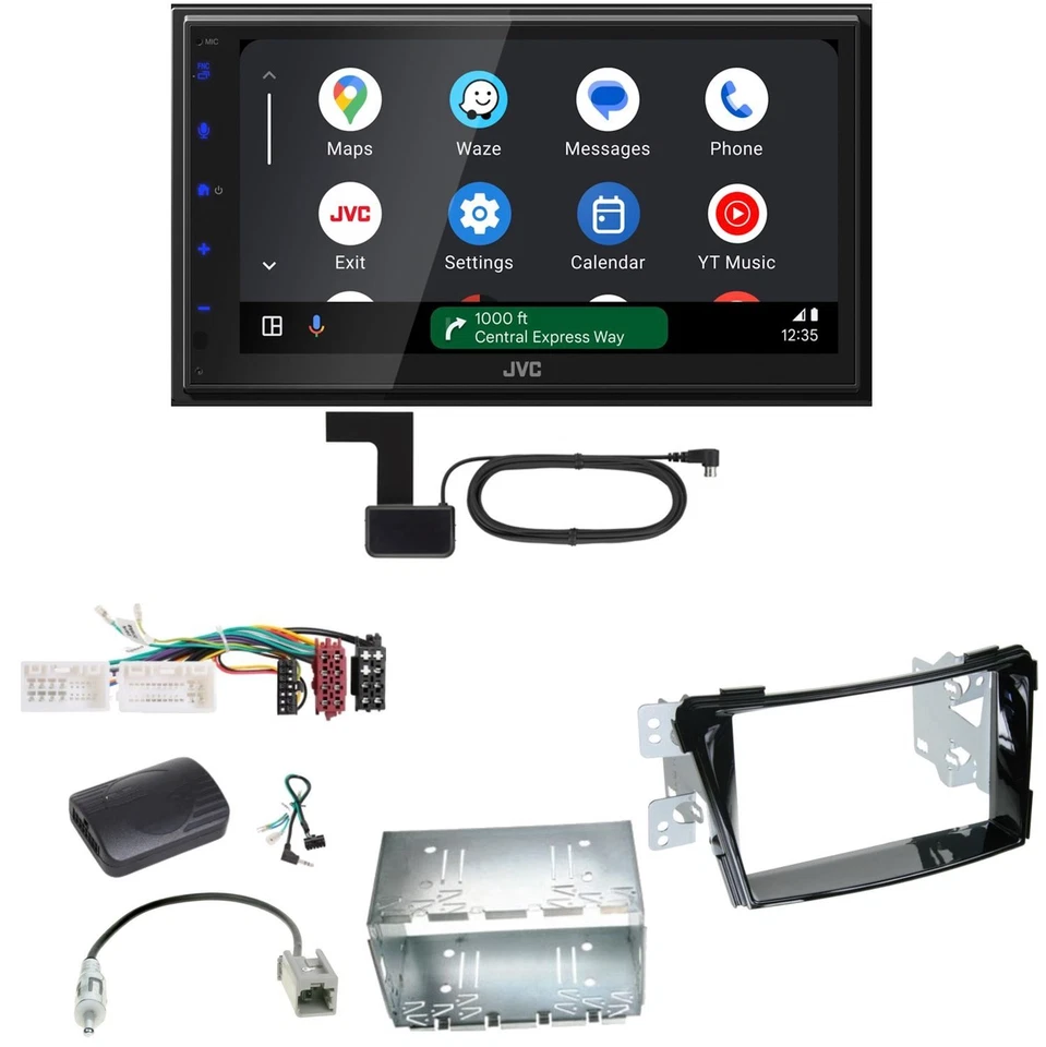 JVC KW-M595DBT Android Auto CarPlay Digitalradio Einbauset für Hyundai i40 VF - Bild 1 von 1