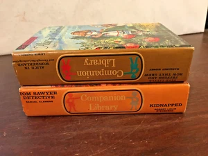 Companion Library, 2 HC Books, Kidnapped, Sawyer, Alice, Peppers - Imagen 1 de 6