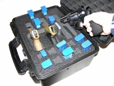 Armourcase Waterproof 1450 case + Quickdraw 3 Revolver / Semi-Auto Pistol foam - Image 1 of 4