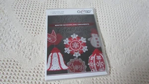 OESD WINTER WONDERLAND ORNAMENTS 20 Designs Embroidery cd #12766 NIP/SEALED - Picture 1 of 2