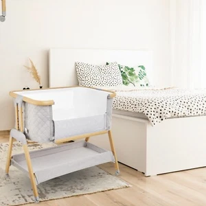 Kinderbett Babyreisebett Beistellbett 3 in 1 Mit Matratze Mit Rollen - Bild 1 von 9