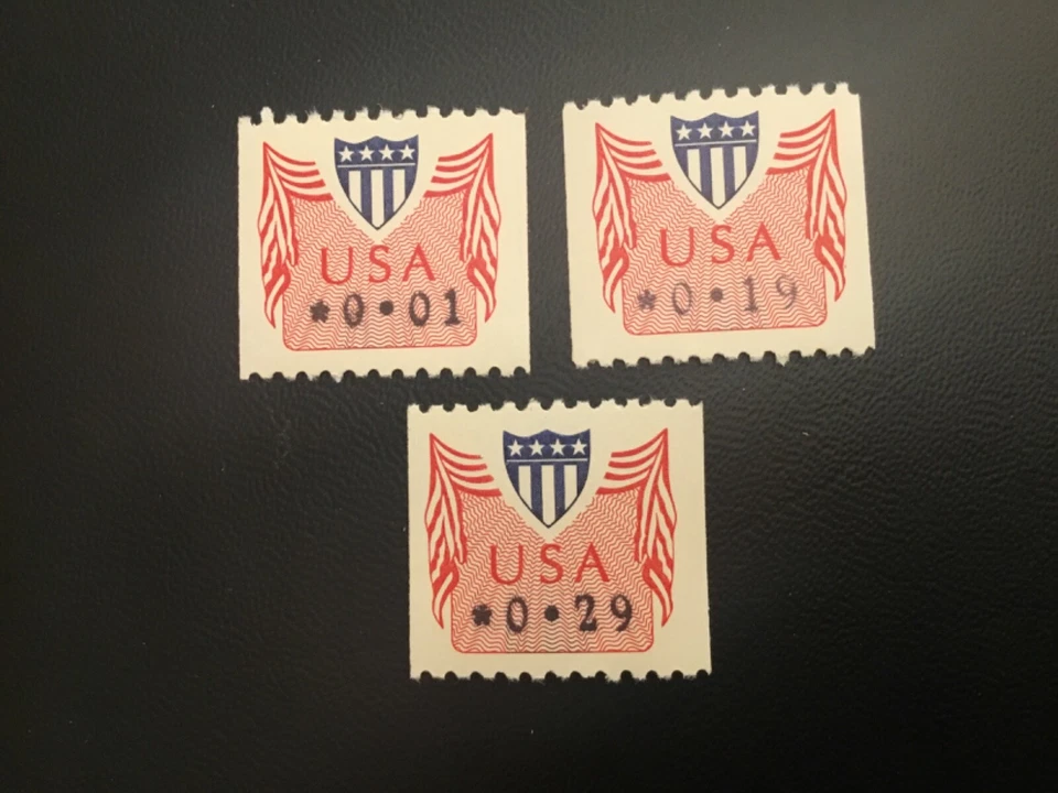 ICOLLECTZONE US CPV31 1 Cent, 19 cent and 29 Cent VF NH - Image 1 of 1