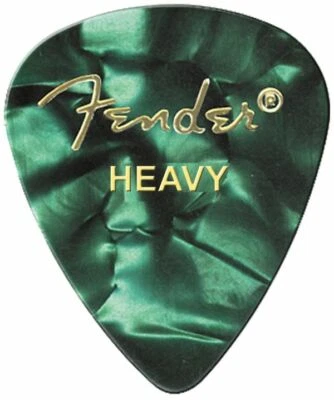 6 x Fender 351 Shape Classic Celluloid Guitar Picks Heavy Medium & Thin Plectrum - Image 1 of 4