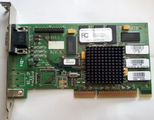 Gateway nVidia NV999.0 Rev C VGA AGP 8M Video Card 6001138 VisionTek NVD01.0 - Picture 1 of 3