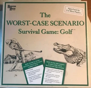 University Games ~ The Worst-Case Scenario ~ Survival Game: Golf ~ Brand New - Picture 1 of 3