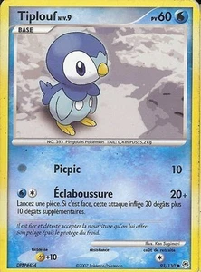 Carte Pokemon " TIPLOUF " Niveau 9 Diamant & Perle PV 60 93/130 - Imagen 1 de 1