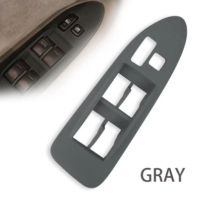 Panel de bisel de ajuste de interruptor maestro de ventana gris para Toyota Camry CE LE XLE 1997-2001 Foto 1 de 4