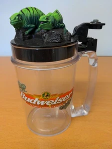 Budweiser Frank & Louie Chameleon Talking Beer Stein 1997 Mancave - Picture 1 of 7