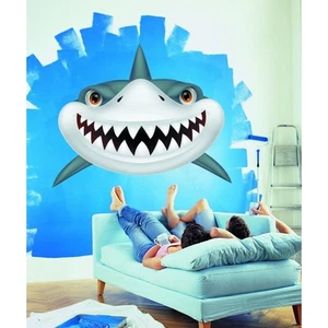 Full Color Shark Full Color Decal, Full color sticker, colored Shark Sticker - Picture 1 of 2