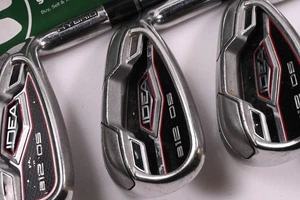 Adams Idea A12 OS Hybrid Combo Irons / 4-PW+SW / Senior Flex ProLaunch Blue 55 - Picture 1 of 7
