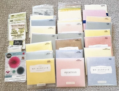 批量 32 张 Close To My Heart Acrylix 透明邮票 - 剪贴簿卡 印章 — 第 1/4 张图片