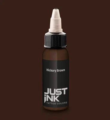 (533€/L)JUSTiNK Hickory Braun 30ml Deutsche Profi TATTOO FARBE REACH Just Ink