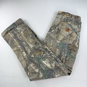 Carhartt Realtree Camouflage Carpenter Pants rn 14806 Size 38x34 Hunting B235977 - Picture 1 of 22