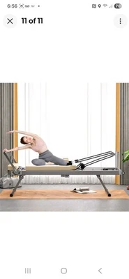 Máquina Pilates Reformer, Equipo Pilates Grado Estudio Plegable Montaje Rápido Foto 1 de 4