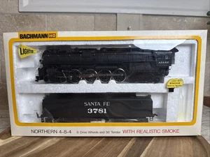 Seltene neue Bachmann Santa Fe Northern 4-8-4 Dampflok #3781 660 AT&SF Rauch - Bild 1 von 20