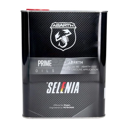 Aceite de motor original Petronas Selenia Abarth 5W-40 ABARTH 0102 MOPAR 2 litros