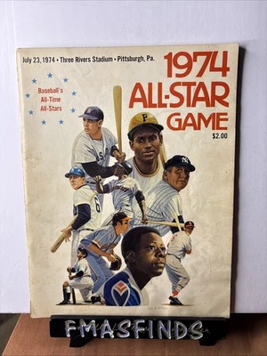 Z10 1974 MLB ALL STAR Baseball Game Program Not Scored Pittsburgh Pa - Image 1 of 4