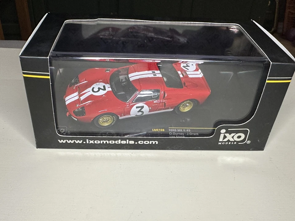 IXO 1/43 LMC108 Ford MK II #3 D Gurney J Grant Le Mans 1966 Foto 1 de 4