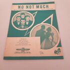 The Four Lads - No, Not Much! Rare 1956 Oz Sheet Music