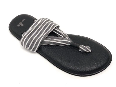 Sanuk Mujer YOGA SLING 2 ESTAMPADOS CARBÓN/RAYAS NATURALES SWS10535 Sandalia Informal Foto 1 de 4