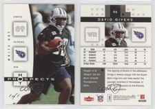 2006 Fleer Hot Prospects White Hot 1/1 David Givens #96