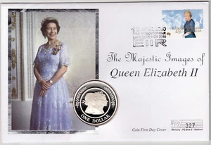 2000 $1 Proof The Majestic Images of Queen Elizabeth Stamp & Coin PNC - RARE - Picture 1 of 2