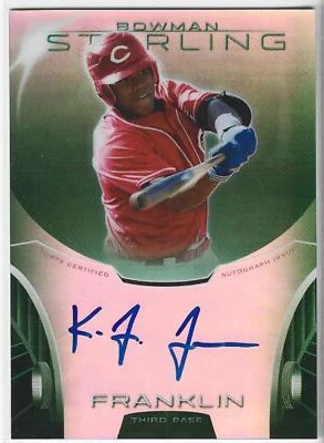 Kevin Franklin 2013 Topps Bowman Sterling Autographed Card 103/125 - Image 1 of 2