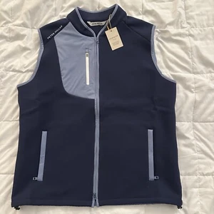 Peter Millar Performance Golf Vest | Navy Blue | Men’s Large | New with Tags - Picture 1 of 5