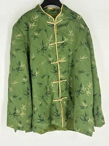 Jeccy Uniform asiatisch grün gelb Knebel vorne Oberteil Herren Einheitsgröße - Bild 1 von 7