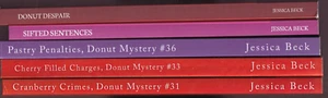 # Lot 5 Books Novels Jessica Beck: Donut Mysteries 31, 33, 36, 44, 48 - Picture 1 of 4