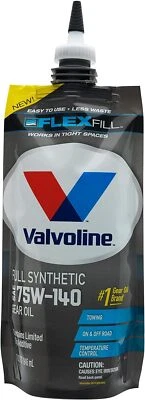 Valvoline Flex Fill SAE 75W-140 Full Synthetic Gear Oil 1 QT Squeeze Pouch - Image 1 of 2