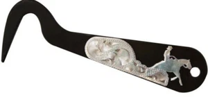 Showman Reining Horse Brown Steel Hoof Pick - Picture 1 of 1