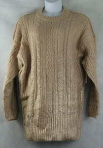 Free People Women's Long-Sleeve Shift Sweater Evening Dress, Cream Puff, Large L - Picture 1 of 2
