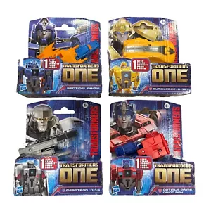 4x Transformers One 1-Step Cog Changer Sentinel Prime Megatron Optimus Bumbl - Picture 1 of 10