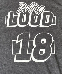 Rolling Loud Los Angeles 2018 Hip Hop T Shirt Mens XL Concert T Shirt - Picture 1 of 4