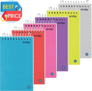 Pocket Notebook, Small Notebooks 3 X 5 Top Bound Small Spiral Notebooks, Memo Pa - Picture 1 of 12