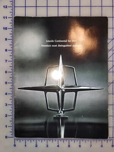 1965 Lincoln Continental Brochure Original - Foto 1 di 1