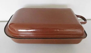 große Kasserolle - Gänsebräter aus Emaille - Bild 1 von 5