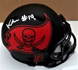 MINI CASCO KEYSHAWN JOHNSON FIRMATO RIDDELL ECLIPSE SPEED, BECKETT COA #WH39720 - Foto 1 di 4