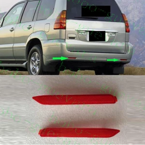 2x Rear Bumper Left Right Fog Light Reflector Cover For Lexus GX470 2003-2009 - Picture 1 of 2