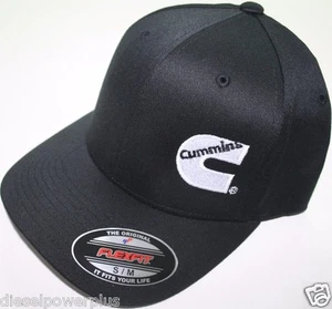 Sombrero Cummins gorra de bola ajustada flexfit elástico cummings ram negro s/m - Imagen 1 de 1