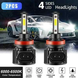 Ampoule H11 LED pour Voiture et Moto IP68 6500K lumière Blanche 2PCS - Imagen 1 de 10