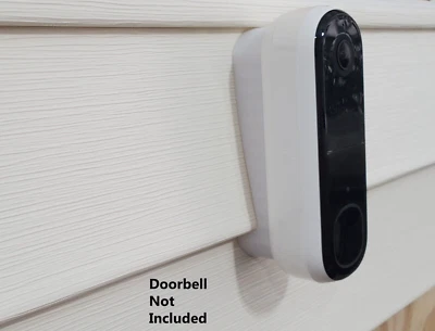 Arlo Doorbell 2K 2nd Gen 4 inch Vinyl Siding Mount Wedge Angle Adjustment Mount - Image 1 of 4
