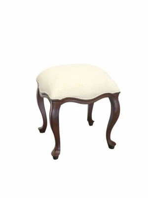 Hocker Fußhocker Sitzbank englischer Stil Massivholz mit Polsterung (3798) - Bild 1 von 4